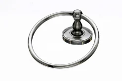 Outlet Topknobs ED5BSNA Towel Ring with Beaded Detail in Brushed Satin Nickel Top Knobs|Brushed Nickel Hardware