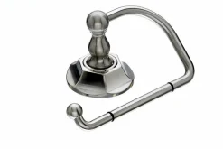 Topknobs ED4BSNB Tissue Hook with Hex Detail in Brushed Satin Nickel Top Knobs|Brushed Nickel Hardware
