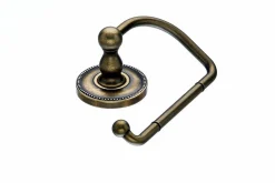 New Topknobs ED4GBZA Tissue Hook with Beaded Detail in German Bronze Top Knobs