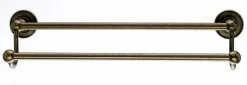 Hot Topknobs ED7GBZD 18" Smooth Double Towel Bar in German Bronze Top Knobs|Towel Bars
