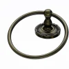 New Topknobs ED5GBZE Towel Ring with Ribbon & Reed Detail in German Bronze Top Knobs|Towel Rings