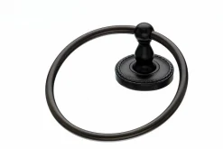 Topknobs ED5ORBF Towel Ring with Rope Detail in Oil Rubbed Bronze Top Knobs|Towel Rings