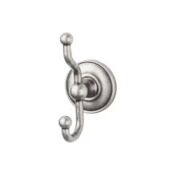 New Edwardian Double Robe Hook in Antique Pewter Top Knobs|Robe Hooks