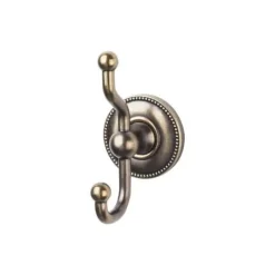 Sale Edwardian Double Robe Hook in German Bronze Top Knobs|Robe Hooks