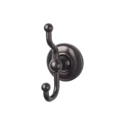 Outlet Edwardian Double Robe Hook in Oil Rubbed Bronze Top Knobs|Robe Hooks