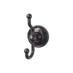 Outlet Edwardian Double Robe Hook in Oil Rubbed Bronze Top Knobs|Robe Hooks