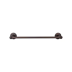 Outlet Edwardian Single Bath Towel Bar - Plain Backplate Top Knobs|Towel Bars