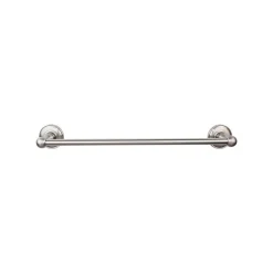 Outlet Edwardian Single Bath Towel Bar - Plain Backplate Top Knobs|Towel Bars