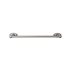 Online Edwardian Single Bath Towel Bar - Oval Backplate Top Knobs|Towel Bars