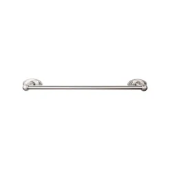 Online Edwardian Single Bath Towel Bar - Oval Backplate Top Knobs|Towel Bars