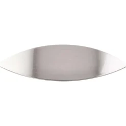 Eyebrow Cup Pull Top Knobs|Brushed Nickel Hardware