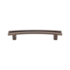 Clearance Flared Sanctuary 5" Pull Top Knobs|Brushed Nickel Hardware