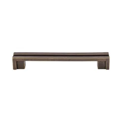 New Flat Rail Pull Top Knobs|Brushed Nickel Hardware