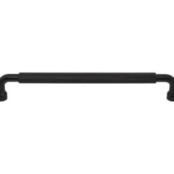 Clearance Garrison Pull in Flat Black Top Knobs|Black & Dark Hardware