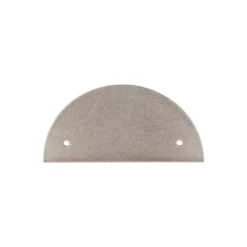 Outlet Half Circle Back Plate Top Knobs|Brushed Nickel Hardware