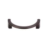 Clearance Half Circle Open Pull Top Knobs|Brushed Nickel Hardware