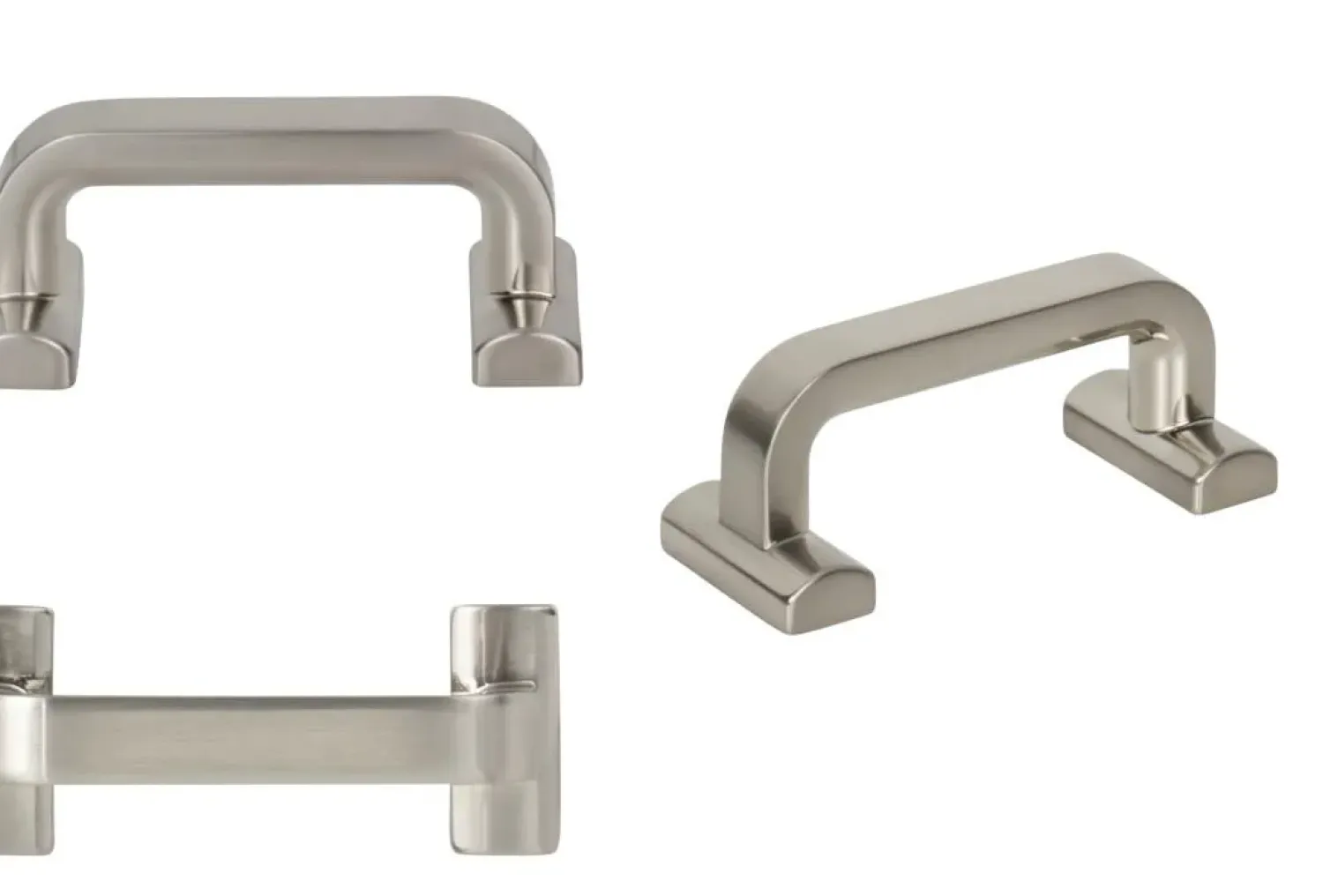 Clearance Harrison Pull in Brushed Satin Nickel Top Knobs|Brushed Nickel Hardware