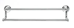Outlet Topknobs HUD7PC 18" Double Towel Bar in Polished Chrome Top Knobs|Chrome Hardware