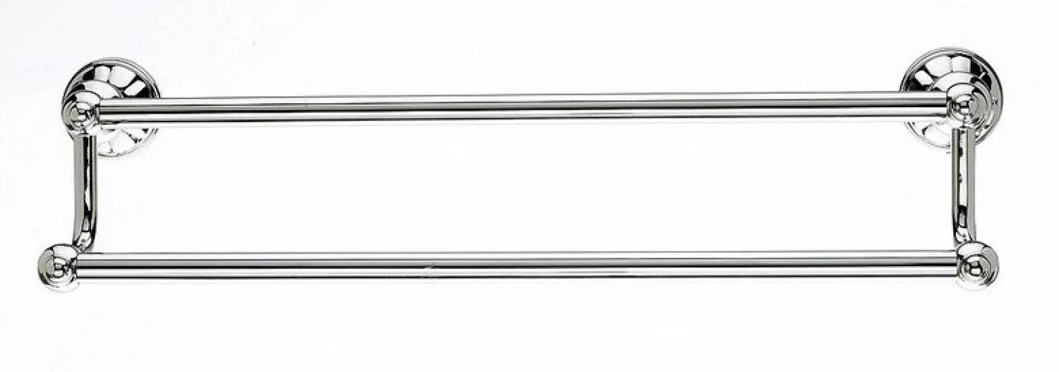 Outlet Topknobs HUD7PN 18" Double Towel Bars in Polished Nickel Top Knobs|Towel Bars