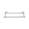 Clearance Hudson Double Bath Towel Bar Top Knobs|Brushed Nickel Hardware