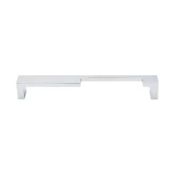 New Modern Metro Notch Pull B in Aluminum Top Knobs|Brushed Nickel Hardware