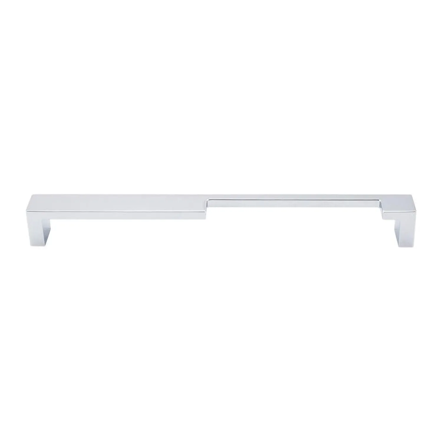 New Modern Metro Notch Pull B in Aluminum Top Knobs|Brushed Nickel Hardware