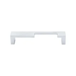 New Modern Metro Notch Pull B in Aluminum Top Knobs|Brushed Nickel Hardware