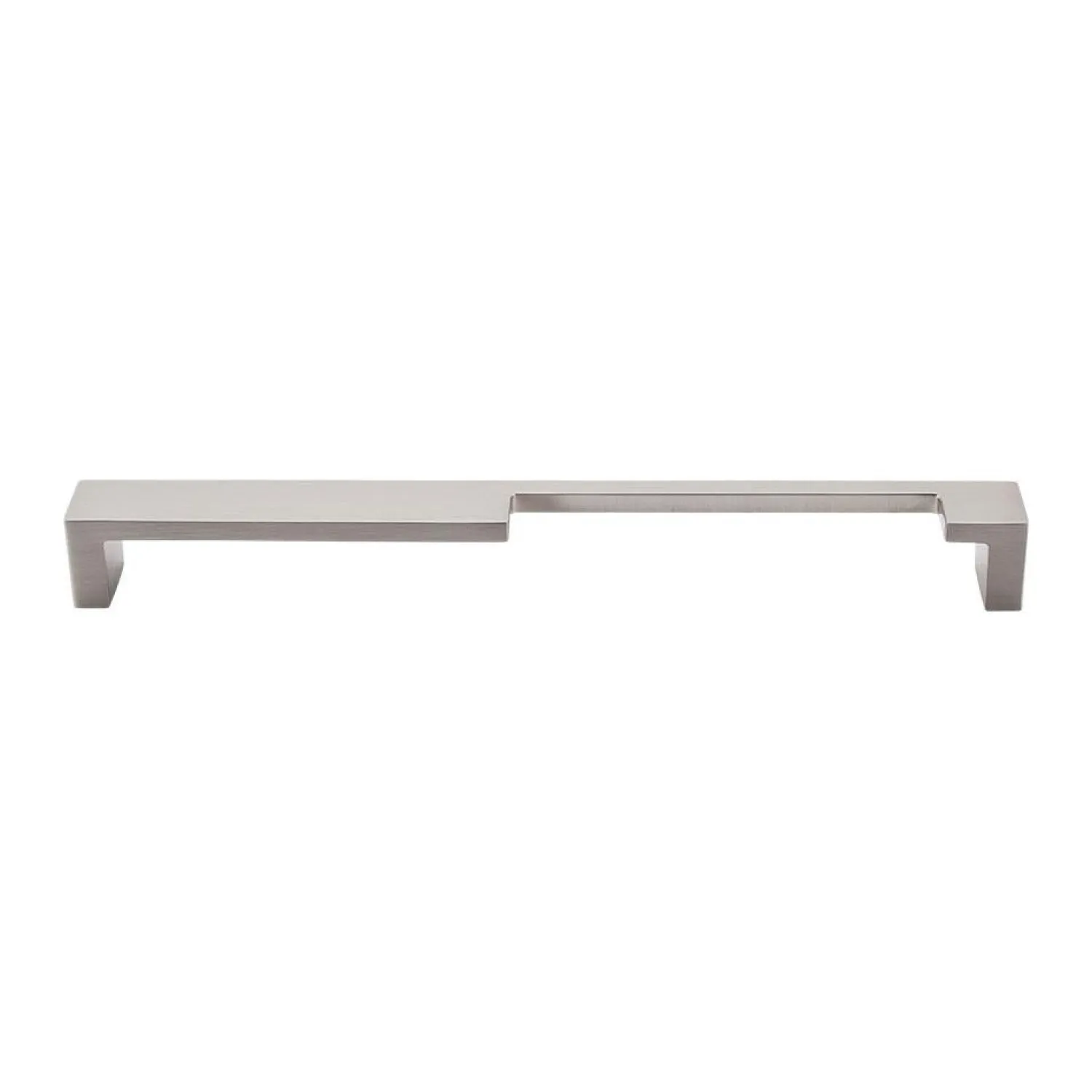 New Modern Metro Notch Pull B in Aluminum Top Knobs|Brushed Nickel Hardware