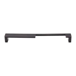 New Modern Metro Notch Pull B in Aluminum Top Knobs|Brushed Nickel Hardware