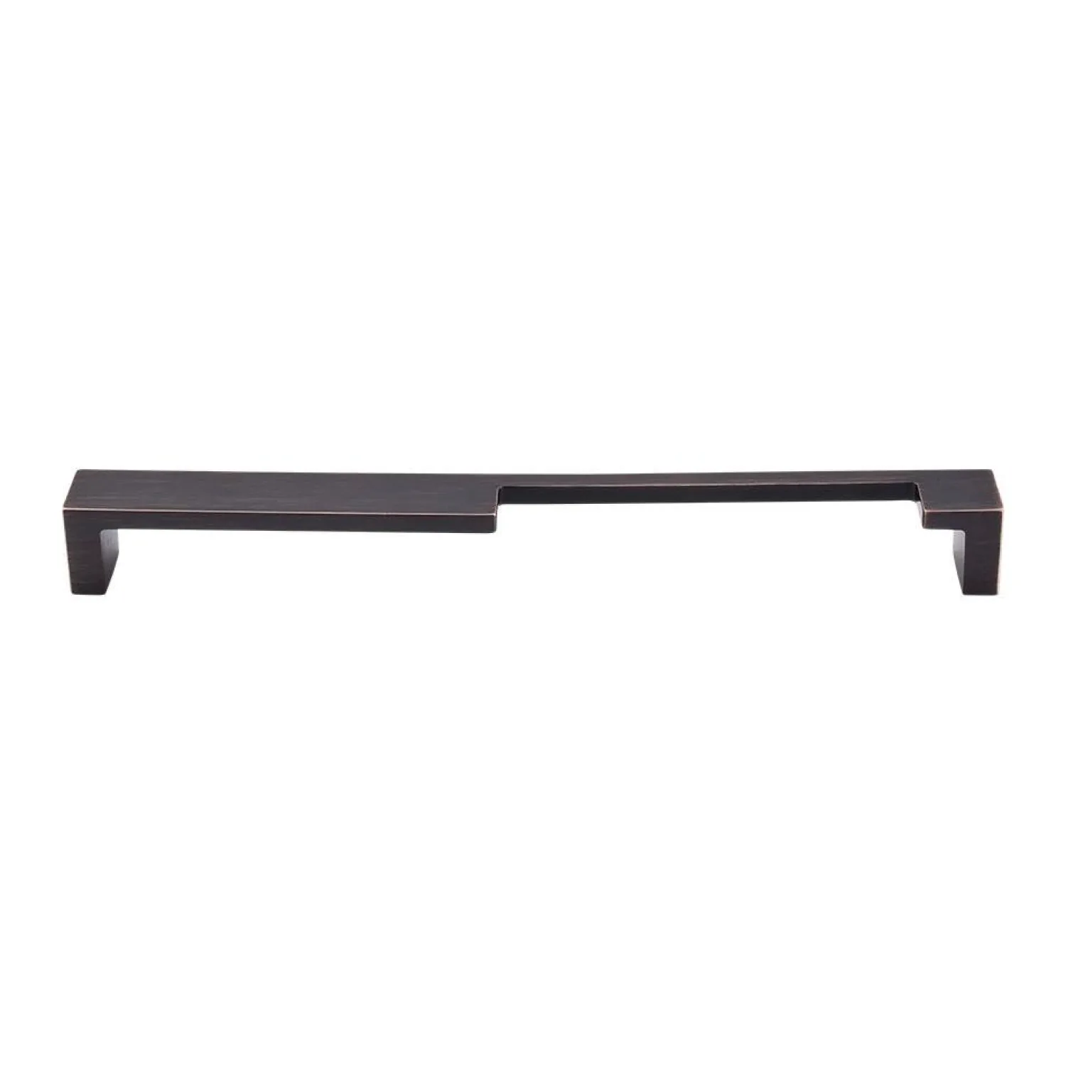 New Modern Metro Notch Pull B in Aluminum Top Knobs|Brushed Nickel Hardware