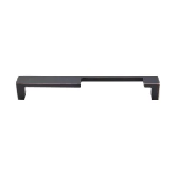 New Modern Metro Notch Pull B in Aluminum Top Knobs|Brushed Nickel Hardware