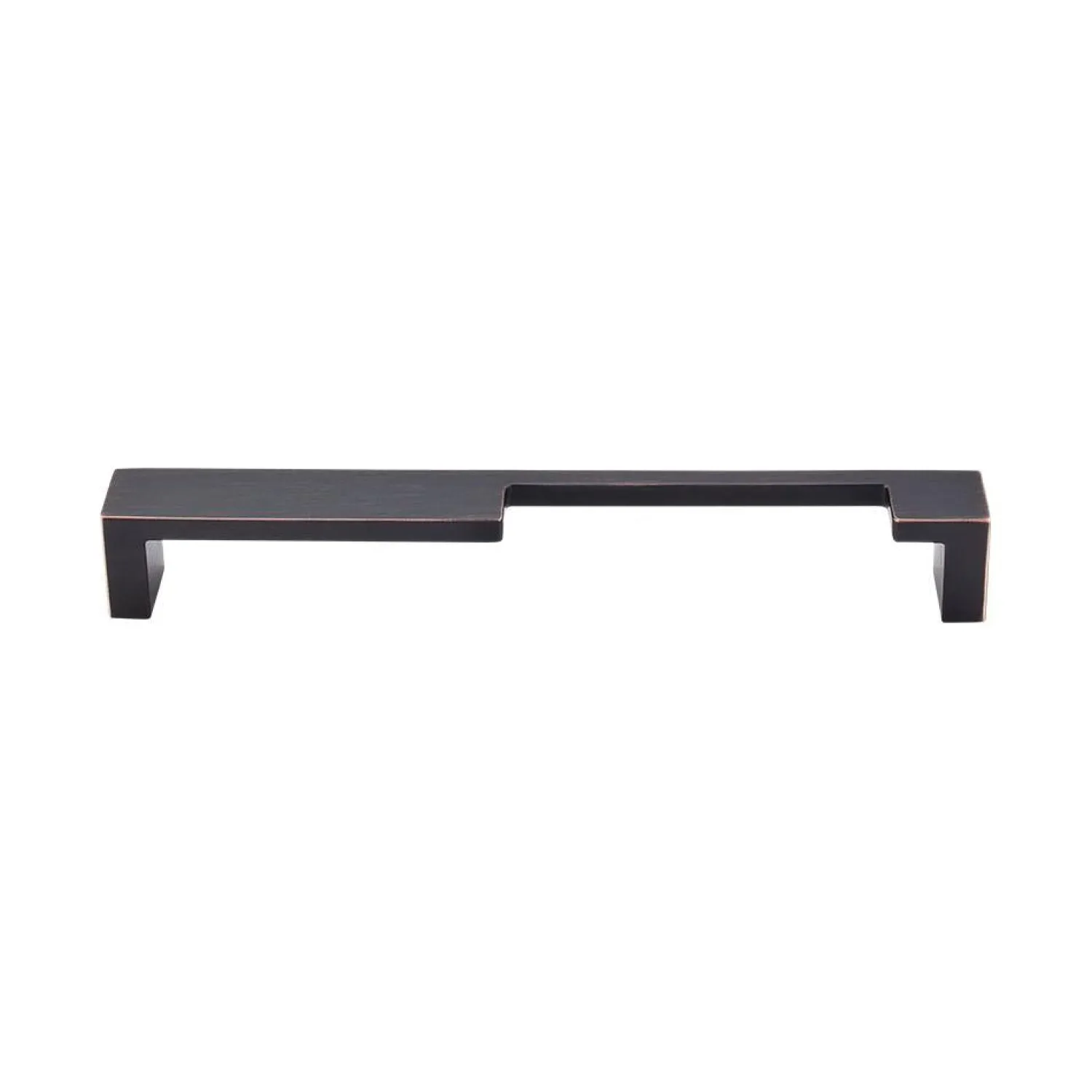 New Modern Metro Notch Pull B in Aluminum Top Knobs|Brushed Nickel Hardware