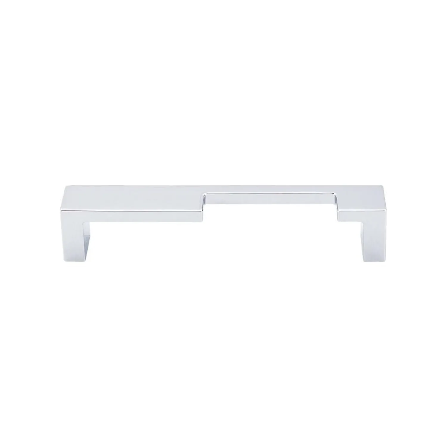 New Modern Metro Notch Pull B in Aluminum Top Knobs|Brushed Nickel Hardware