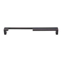 Clearance Modern Metro Notch Pull A Top Knobs|Brushed Nickel Hardware