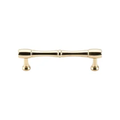 Clearance 4 9/16" Nouveau Bamboo Pull Top Knobs|Chrome Hardware
