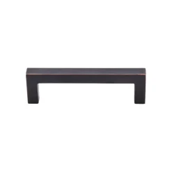 Outlet Nouveau III Square Bar Pull Top Knobs|Black & Dark Hardware