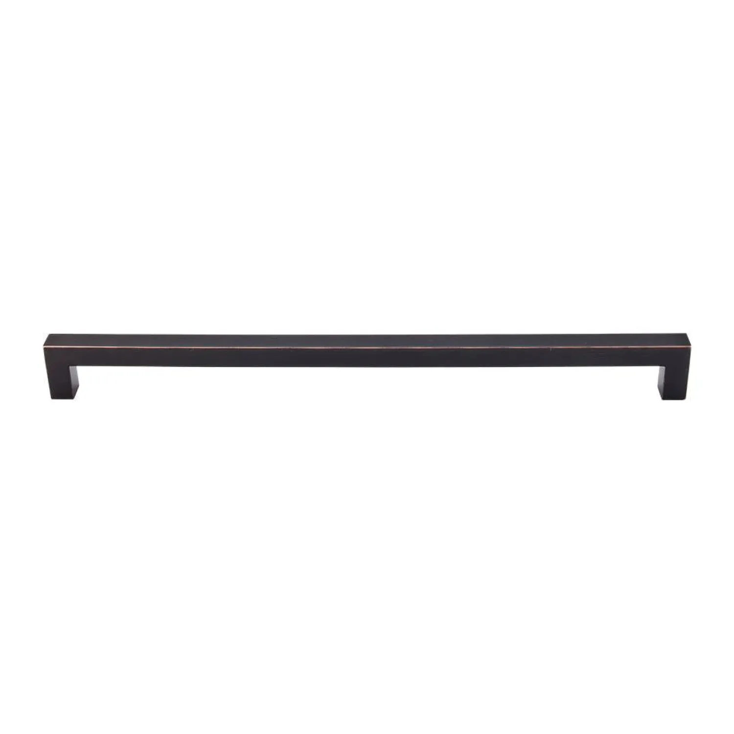 Outlet Nouveau III Square Bar Pull Top Knobs|Black & Dark Hardware
