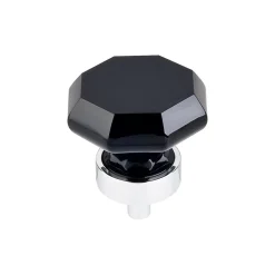 Clearance Octagon Crystal Knob Top Knobs|Knobs