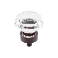 Clearance Octagon Crystal Knob Top Knobs|Knobs