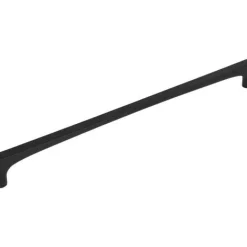 Riverside Pull in Flat Black Top Knobs|Black & Dark Hardware