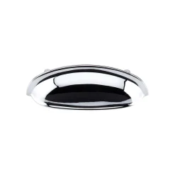 Outlet 4 5/8" Somerset Cup Pull Top Knobs|Chrome Hardware