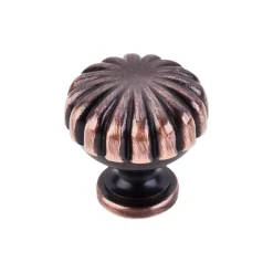 Clearance Somerset II Melon Knob Brass & Gold|Knobs