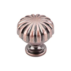 Clearance Somerset II Melon Knob Brass & Gold|Knobs