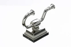 Best Topknobs STK2PN Double Hook in Polished Nickel Top Knobs|Robe Hooks