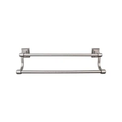 New Stratton Double Bath Towel Bar Top Knobs|Towel Bars