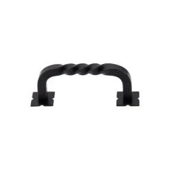 Hot Twist D Pull with Backplates Top Knobs|Pulls