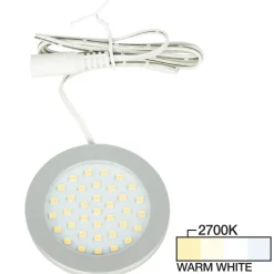 Hot Ultra-Thin LED Puck Light for Cabinetry and Workspaces Tape Lighting|Cabinet Lighting