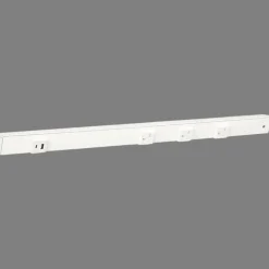 Hot Under Cabinet Power Strip with USB Port & Outlets | White Finish Power Strips