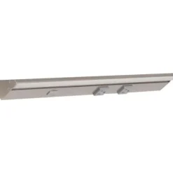 Outlet Under Cabinet Power Strip with High-Output LED Light in Satin Nickel Power Strips|Cabinet Lighting
