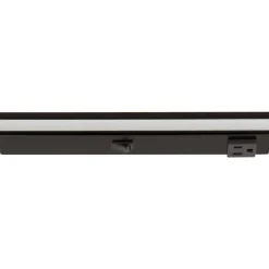 Under Cabinet Power Strip with High-Output LED Light in Black Power Strips|Cabinet Lighting